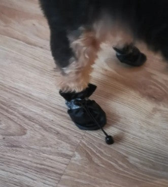 4 unidades de sapatos à prova de água e anti-deslizamento para animais