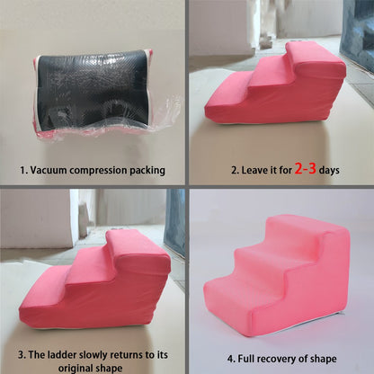 Escada Pet em Espuma de Alta Densidade – 2/3 Degraus