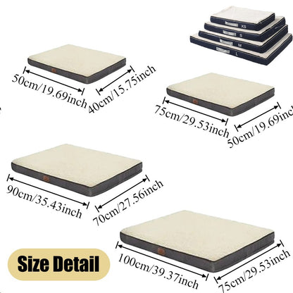 Cama de espuma ortopédica macia para animais de estimação