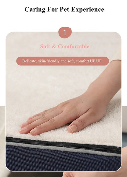 Cama de espuma ortopédica macia para animais de estimação