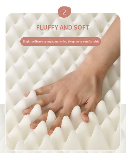 Cama de espuma ortopédica macia para animais de estimação