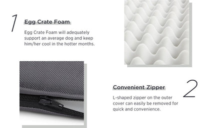 Cama de espuma ortopédica macia para animais de estimação